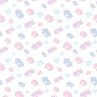 Garden cosmos flower repeat pattern, vector, spring design vector