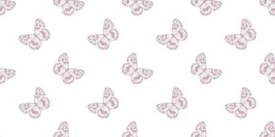 Butterfly seamless repeat pattern background vector