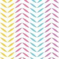 Colorful zigzag print, geometric vector pattern, abstract repeat background