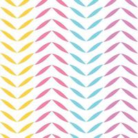 Colorful zigzag print, geometric vector pattern, abstract repeat background