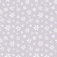 Cute floral pattern, delicate vector flower background.