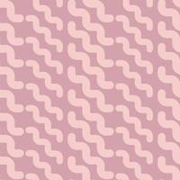Vector wiggly line pattern, pink geometric abstract background