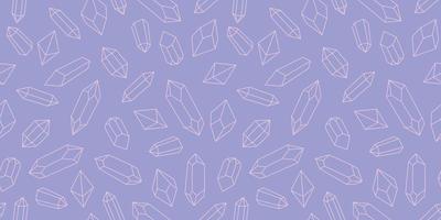 Seamless crystal repeat pattern vector background