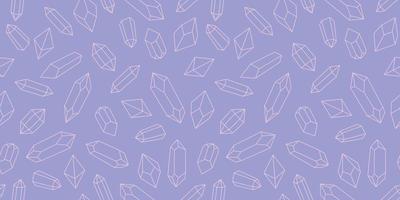 Seamless crystal repeat pattern vector background