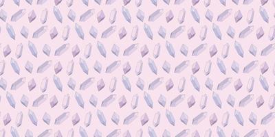 Seamless crystal repeat pattern vector background