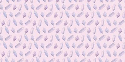 Seamless crystal repeat pattern vector background