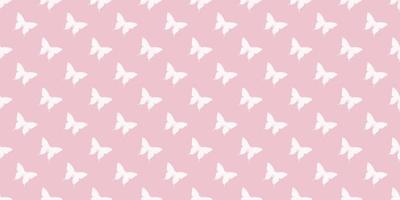 Butterfly silhouette seamless vector pattern background