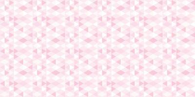 Pastel pink mosaic, geometric seamless repeat pattern background vector