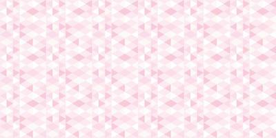 Pastel pink mosaic, geometric seamless repeat pattern background vector