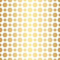 Geometric gold seamless repeat pattern background, gold and white wallpaper. vector