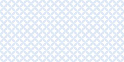 Geometric blue and white seamless repeat pattern background vector