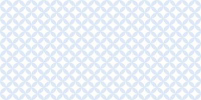 Geometric blue and white seamless repeat pattern background vector