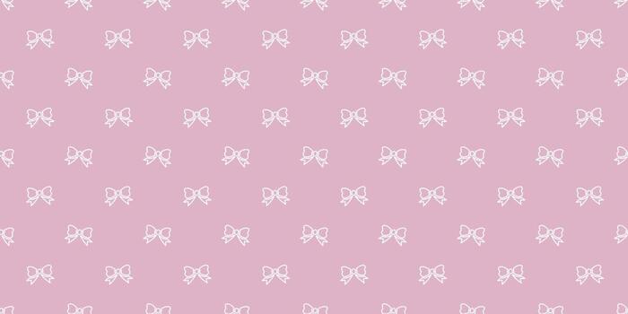 Bow seamless repeat pattern background. vector