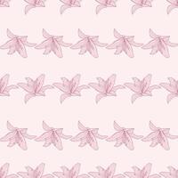 Calla lily repeat vector pattern, floral  background
