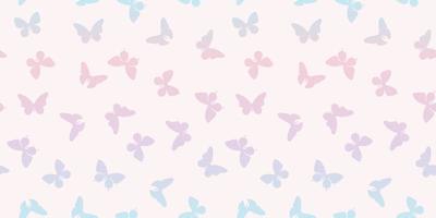 Vector butterfly seamless repeat pattern wallpaper, background with butterflies