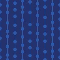 Dark blue geometric vector pattern, seamless repeat, vertical stripes with dots