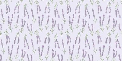 Lavender seamless repeat pattern background. vector