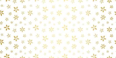 Cute floral repeat pattern background, seamless wallpaper vector