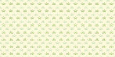 Green lotus seamless repeat pattern background vector. vector