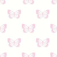 Butterfly seamless repeat pattern background vector