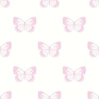 Butterfly seamless repeat pattern background vector