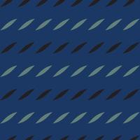 Dark blue stripes geometric vector pattern, abstract repeat background