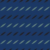 Dark blue stripes geometric vector pattern, abstract repeat background