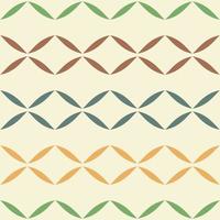 Retro geometric vector pattern, abstract repeat background