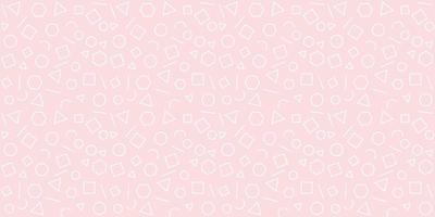 Abstract pink and white seamless repeat pattern background vector