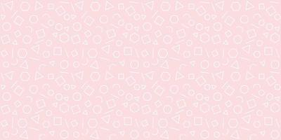 Abstract pink and white seamless repeat pattern background vector