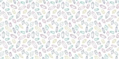 Seamless crystal repeat pattern vector background