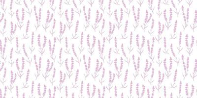 Lavender seamless repeat pattern background. vector