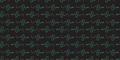 Black snake seamless repeat pattern background vector