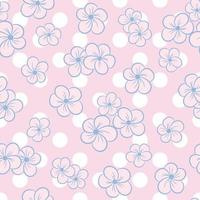 Floral seamless patterns. Vector design for paper, cover, fabric, interior decor