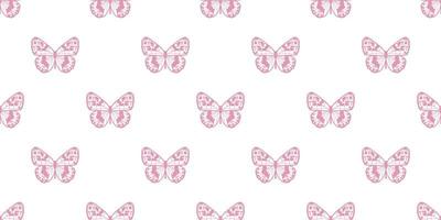 Butterfly seamless repeat pattern background vector