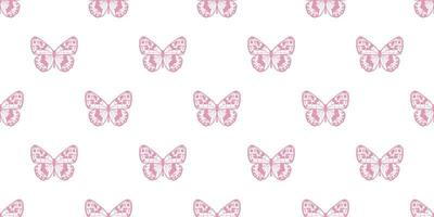 Butterfly seamless repeat pattern background vector