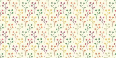 Colorful vector background with abstract leaves, vector pattern