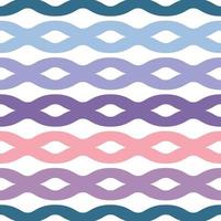 Colorful horizontal stripes geometric vector pattern, abstract repeat background