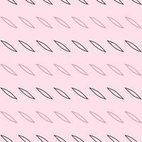 Pink and black geometric vector pattern, abstract repeat background