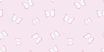 Butterfly seamless repeat pattern background vector