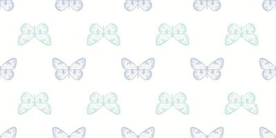 Butterfly seamless repeat pattern background vector