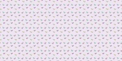 Colorful paper plane seamless repeat pattern vector background
