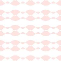 Pastel pink and white geometric vector pattern, abstract repeat background