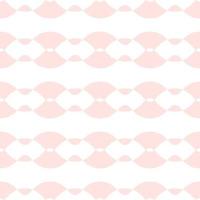 Pastel pink and white geometric vector pattern, abstract repeat background