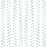 Aqua and white, chevron  geometric vector pattern, abstract repeat background