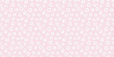 Pastel pink cheetah seamless repeat pattern vector background