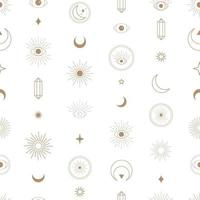 Mystical esoteric background, astrology wallpaper. vector