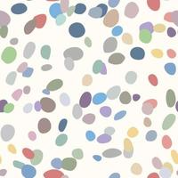 Random scattered shapes, colorful mosaic pattern, abstract stone texture, terrazzo inspired design vector