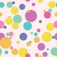 Scattered vector pattern, colorful circles, geometric abstract background