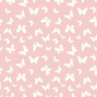 Vector butterflies pattern. Abstract seamless background.